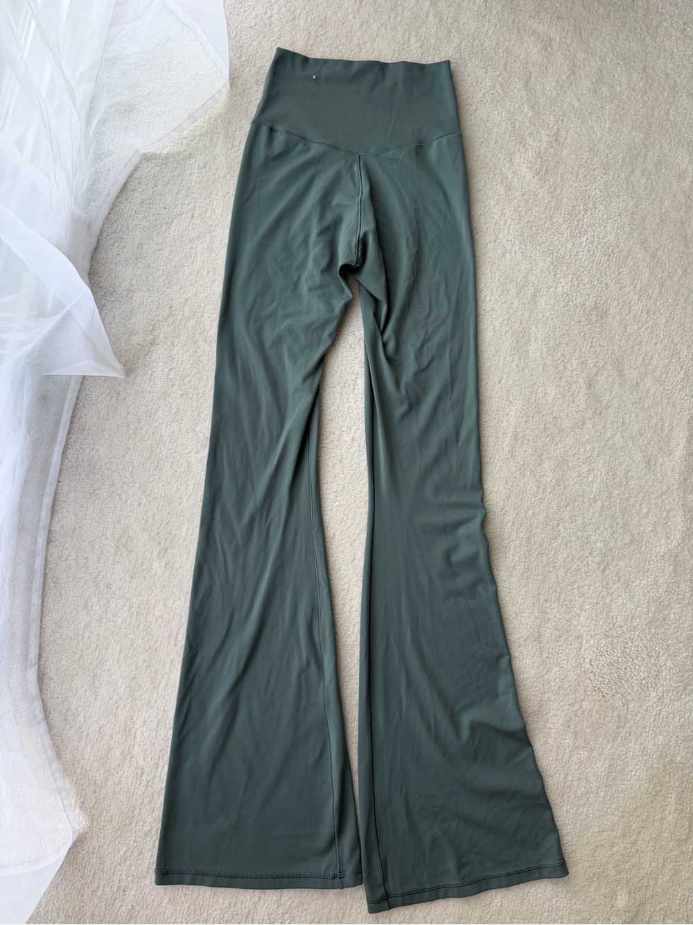 Offline by Aerie Real Me High-Waist Flared Yoga Pants in Sage Green - Picture 5 of 5